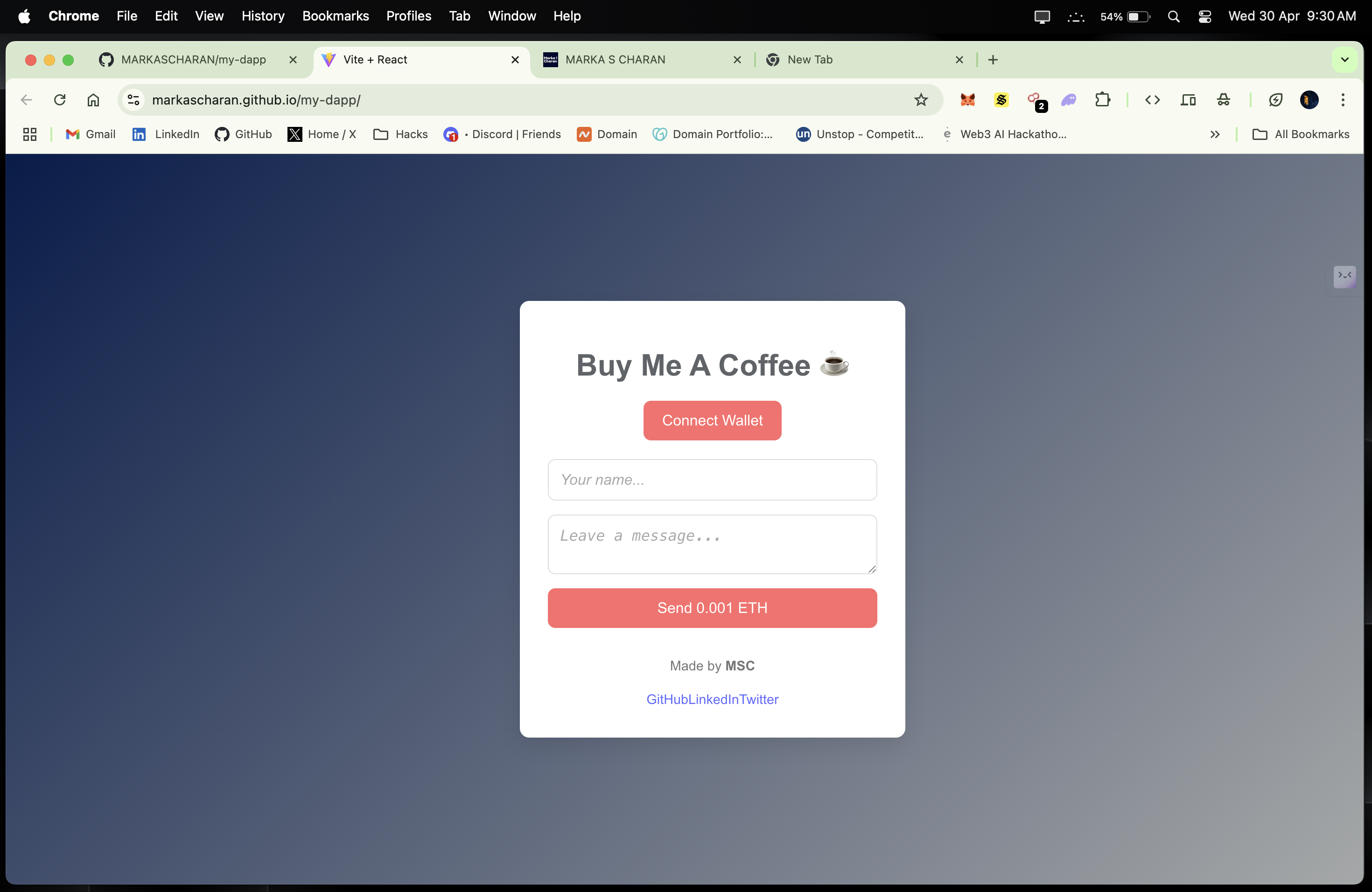 Coffee DApp Image